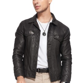 Cupimatch Pendant Necklace Bracelet Set: Stainless Steel Tree of Life Symbol Pendant Necklace Leather Bracelet Men's Jewelry Set Gift (Black)