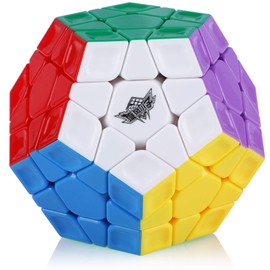Maomaoyu Megaminx Magic Cube Stickerless 3 x 5 Dodecahedron Speed Magic Cube Puzzle