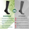 SONORAN Bamboo Viscose Compression Socks for Women & Men (3