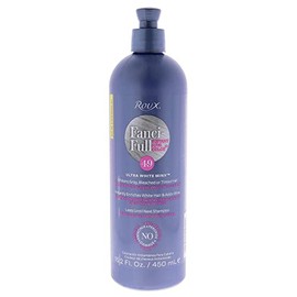 Roux, Fanci-Full Instant Hair Color Rinse, 49 White Minx,Temporarily Evens Tones, Blends Away Gray, 15.2 Oz