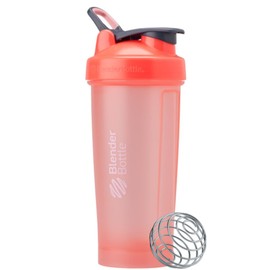 BlenderBottle Classic V2 Shaker Bottle Perfect for Protein Shakes and Pre Workout, 28-Ounce, Coral