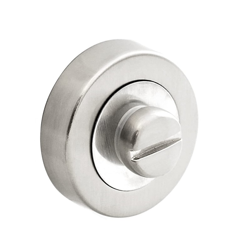 Decoranddecor Round Turn and Release Set for Bathroom Lock 54mm