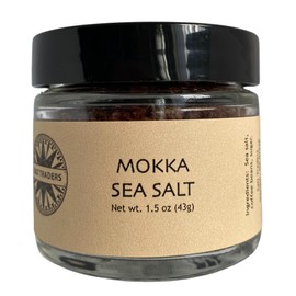 Salt Traders Mokka Flavored Sea Salt - 1.5 oz Net Wt. (Glass Jar)