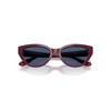 Vogue Eyewear Girls' VJ2026 Butterfly Sunglasses, Full Cherry/Dark Blue, 50