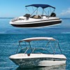 PERCARE 2 Pcs Adjustable Bimini Top Straps Black, Marine Tension