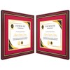 pryscia Diploma Frame 8.5x11 with Mat or Display 11x14 Certificate
