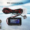 Water Cooling Pointer Display, Thermometer Temperature Detector with Waterproof Probe