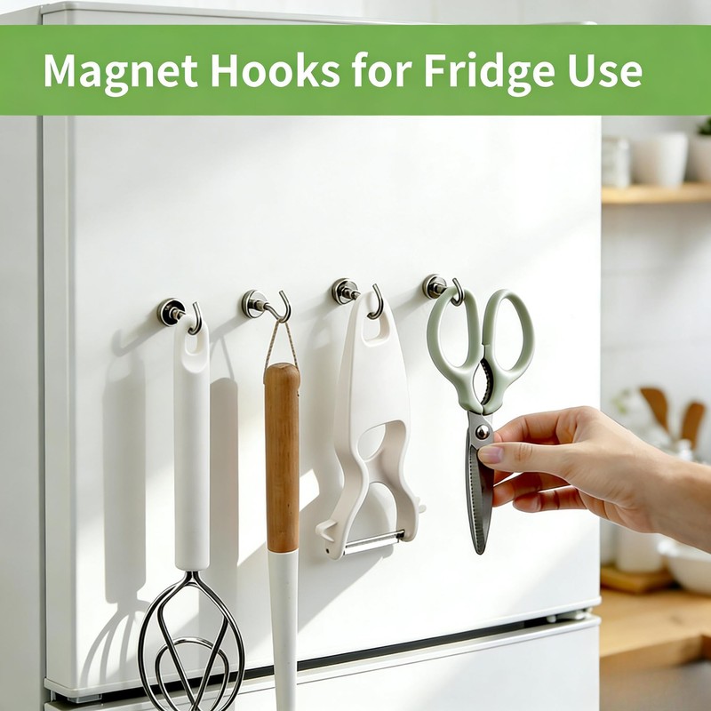 Grtard 20 Pack Magnetic Hooks Heavy Duty, 30LBS Strong Magnet