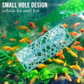 Betta Tunnel Swim Tube - Hollow Tunnel Swim Tube for Betta - Multipurpose Fish Tank Accessories, Space Saving Betta Hammock for Fish, Shrimp