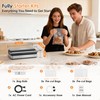 VUSIGN Vacuum Sealer Machine with Strong -85KPA Suction, Low Noise,
