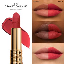 Lancôme L'Absolu Rouge Drama Matte Lipstick - Bold Matte Finish - Lasting Comfort & Hydration - 271 Dramatically Me