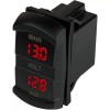 Sea-Dog SEA DOG DUAL VOLT METER ROCK SWITCH 10V-48VDC