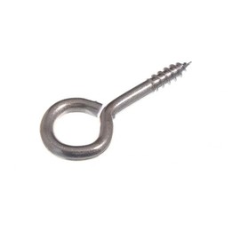 10 x No.8 4mm x 40mm Closed Screw In Hooks