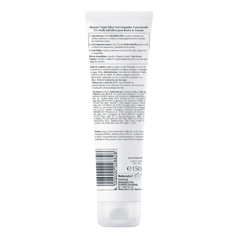 Eucerin DermoPure Gel facial concentrado 150ml