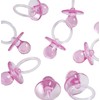 Baby Pacifier 2.5" Baby Shower Favors Decoration (Pink, 36 Count)