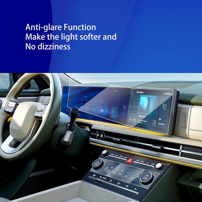 2Pack 2024 Hyundai Santa Fe Screen Protector & AC Climate