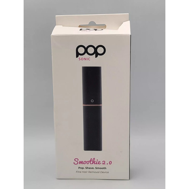 Sonic Pop Sonic Smoothie 2.0 Fine Hair Removal Device. Black