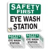 Eye Wash Station OSHA Safety First Vinyl Decal Label 7