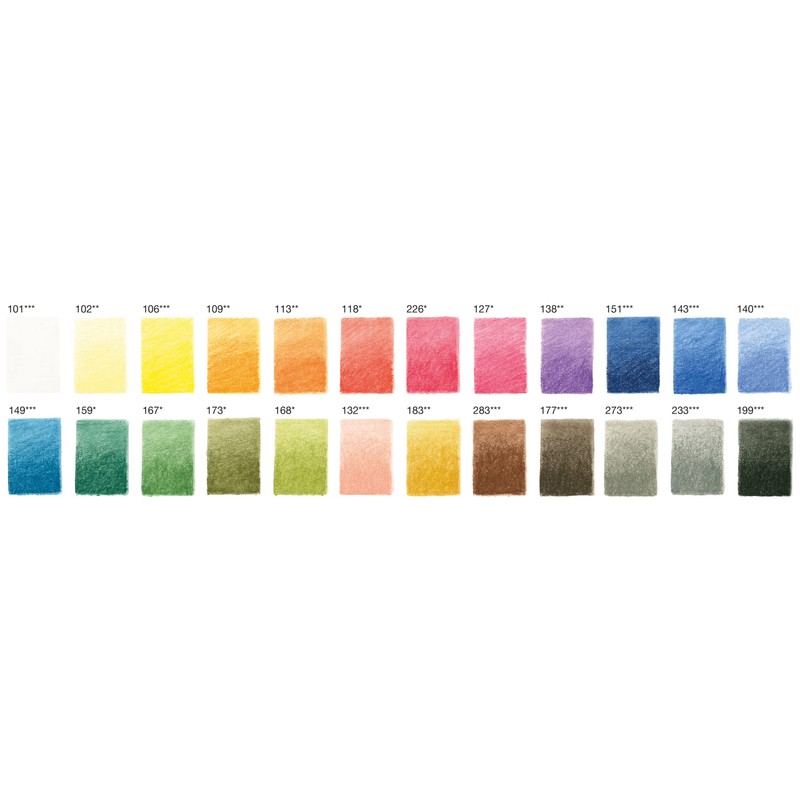 Faber-Castell 112124 Pitt Pastel Pencils (24 Pastels Pencils)