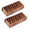 Nicheez Card Holder Business Card Organizer Trading Card Organizer Wooden