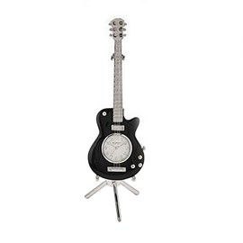 Miniature Electric Guitar Clock