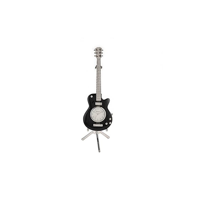 Miniature Electric Guitar Clock
