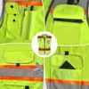 TCCFCCT Hi Vis Vest 9 Pockets High Visibility Reflective Safety