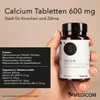 Medicom - Calcium Tabletten 600 mg, Calcium, Vitamin D3 (200