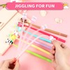 IESCOO 20pcs Fun Pens, Cute Novelty Gel Ink Wiggle Pens