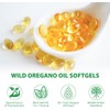 Oregano Oil Softgels Organic, 2 in 1 Formulated with Black