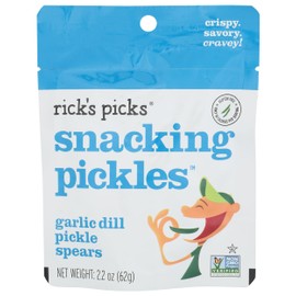 RICKS PICKS Garlic Dill Snacking Pickle Spears, 2.2 OZ
