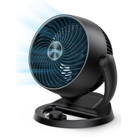Dreo Fan for Bedroom, 12 Inches, 70ft Powerful Airflow, 28db Quiet Table Air Circulator Fans for Whole Room, 120° Adjustable Tilt, 3 Speeds, Desktop Fan for Home, Office, Kitchen