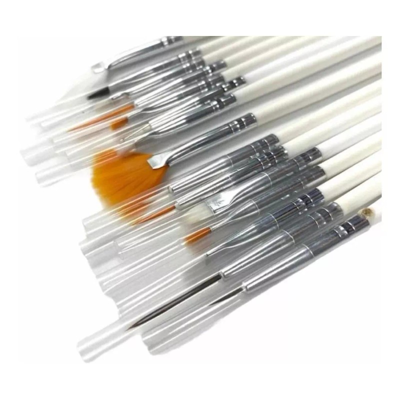 Mussa Kit Gel Painting Gama De 12pz + 15 Pinceles