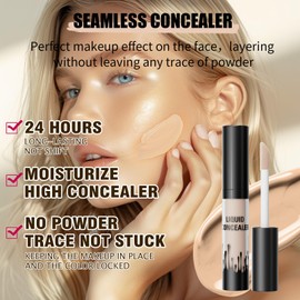 Tattoo Concealer Makeup Concealer Full Coverage Waterproof 20Hour - Moisturizing Formula for Dark Circles, Acne and Blemishes, Non-Caking, Vegan & Sensitive Skin Safe, 3ml Travel-Size (02#Light, S)