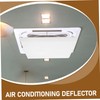 NOLITOY 1Pc Punch Air Conditioning Deflector Wind Guide Baffle for
