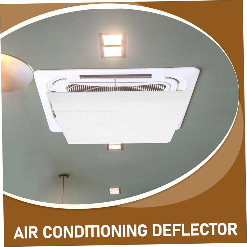 NOLITOY 1Pc Punch Air Conditioning Deflector Wind Guide Baffle for
