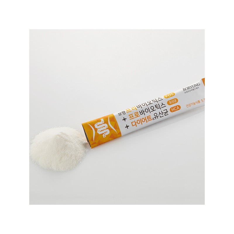 Boryeong (현대Hmall)보령 프리바이오틱스 프로바이오틱스 다이어트 유산균 6박스 (180포) (Boryeong Prebiotics
