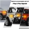 ULTRALTH Smoked LED Side Marker Lights Kit for Jeep Renegade