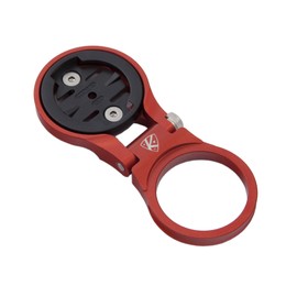 K-EDGE Adjustable Stem Mount for Garmin Quarter Turn Type Computers, Red