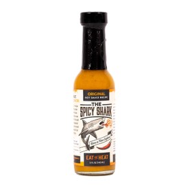 The Spicy Shark Original Hot Sauce - Vegan, Gluten Free and Made in the USA - Brand Featured on Hot Ones
