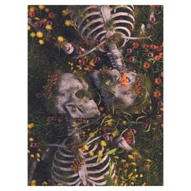 hkejoi Skull Diamond Art Kits for Adults,Skeleton Diamond Painting Kits,Skeleton Gem Art Kits Everlasting Love for Home Wall Decor 12x16 inch