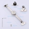 JIZZU 2Pcs Soft Close Lid Support Hinges with Screws &
