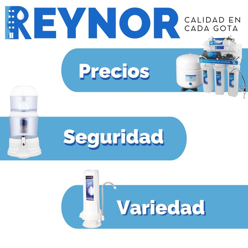 Filtro Ceramica de Agua para REYNOR-GRAV-100 |Repuesto Superior de Filtro