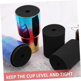 STOBOK 18 Pcs Cylindrical Sponge Cup Turner Inserted Sponges Tumblers Bottles Foam Epoxies Resin Kit Baby Sponge Black Water Bottles Black Cups Cylinder Machine Parts to Rotate, Y105052IUV