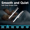 20 Inch 1 Pair Undermount Soft Close Drawer Slides Full