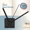 zhibeisai Silent Quartz Clock Mechanism Kit, Long Shaft Wall Clock
