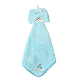 Marushin 6575014900 Loop Towel, Micro Material, Sumikko Gurashi, Tokage and Outings, Kindergarten Entrance Supplies, Nursery School, Kindergarten, Elementary School, Girls, Cover Part: 3.5 x 4.7 inches (9 x 12 cm), Towel Part: 9.8 x 9.8 inches (25 x 25 c