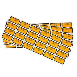 Blumberg Exhibit Labels and Stickers; 1-1/2" x 3/4"; 96 Labels per Package; 40 Titles for Plaintiff, Petitioner, Defendant, Respondent, Blank, etc.; Many Colors (Plaintiff's Exhibit Yellow)