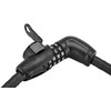Abus 6615C/85/15 BK SCLL, Steel-O-Flex. Unisex-Adulti, 0, 85 centimetri