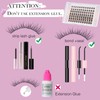 EMEDA Light Brown Individual Cluster Lashes D Curl Mix 8mm